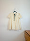 VRG GIRL "Olsen Linen Mini Dress in Cream" (Size S)