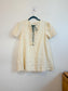VRG GIRL "Olsen Linen Mini Dress in Cream" (Size S)