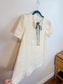 VRG GIRL "Olsen Linen Mini Dress in Cream" (Size S)