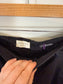 Anthropologie Pilcro "The Arin Mid-Rise Button-Front Barrel Pants in Black" (Size 31)