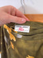 Vintage Floral Skirt in Green / Mustard (Size L/XL)