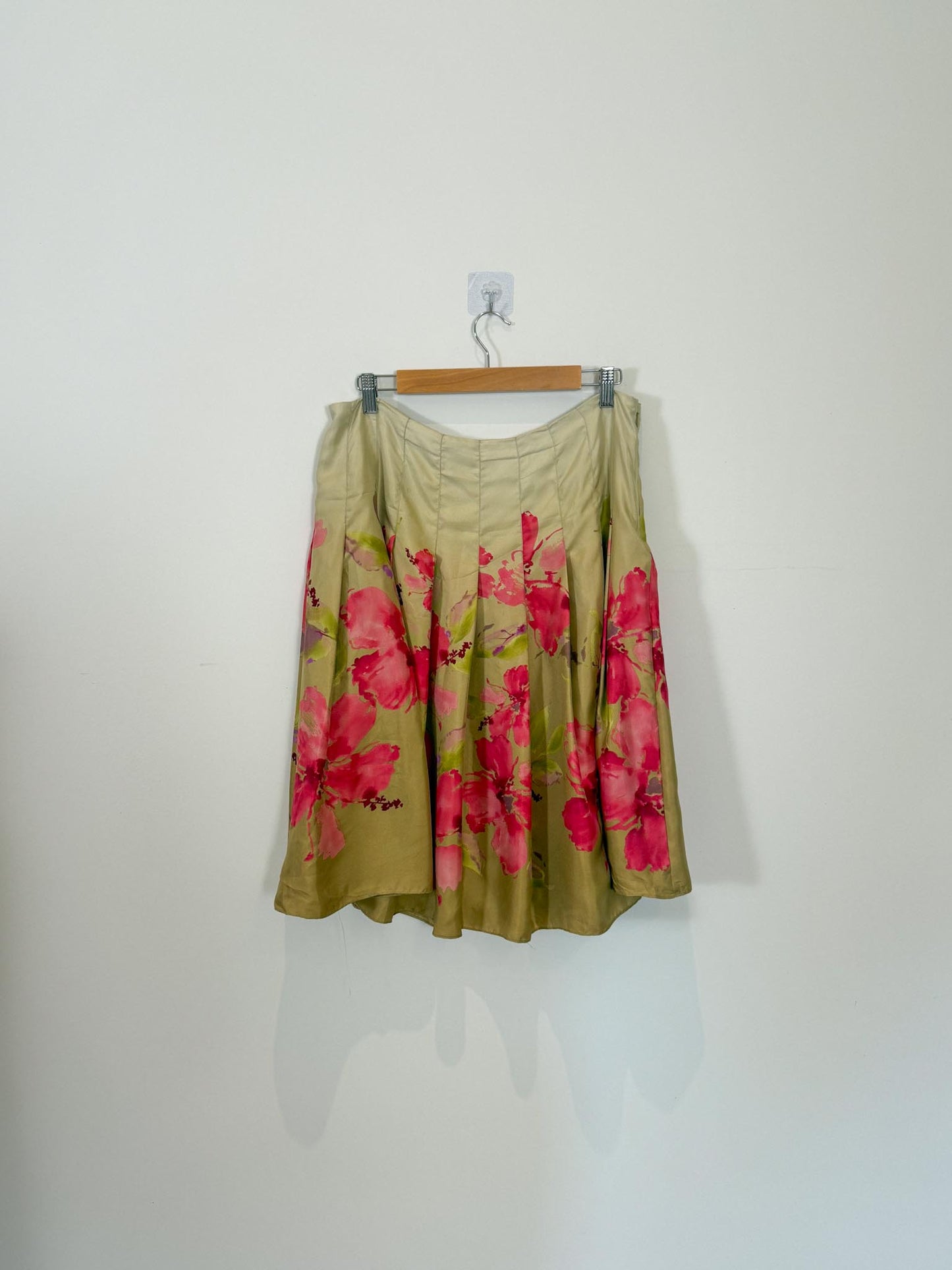 Vintage Jones New York Floral Silk Skirt - SOLD AS IS(Size L)