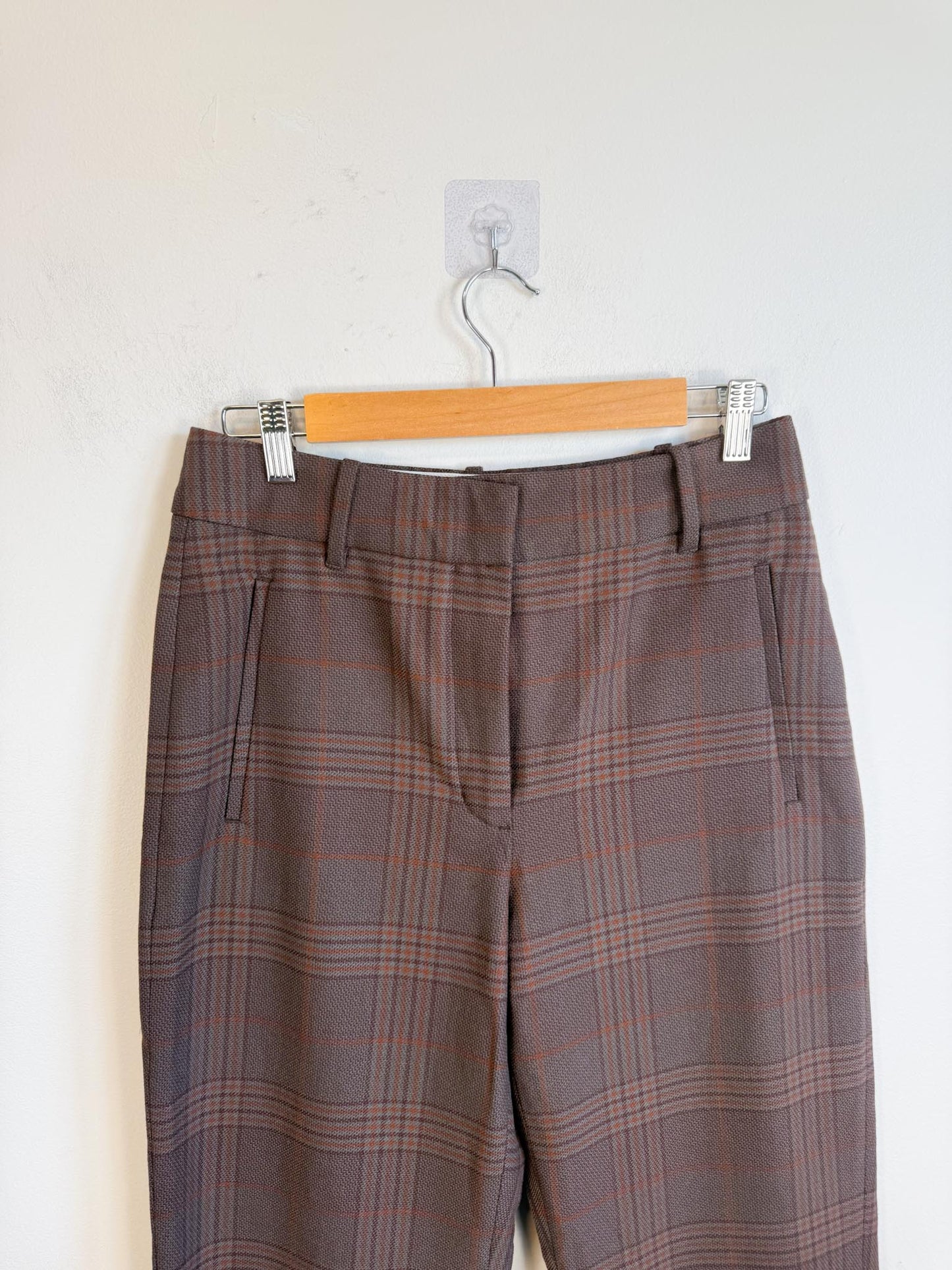 Wilfred Plaid Trousers in Brown (Size 8)