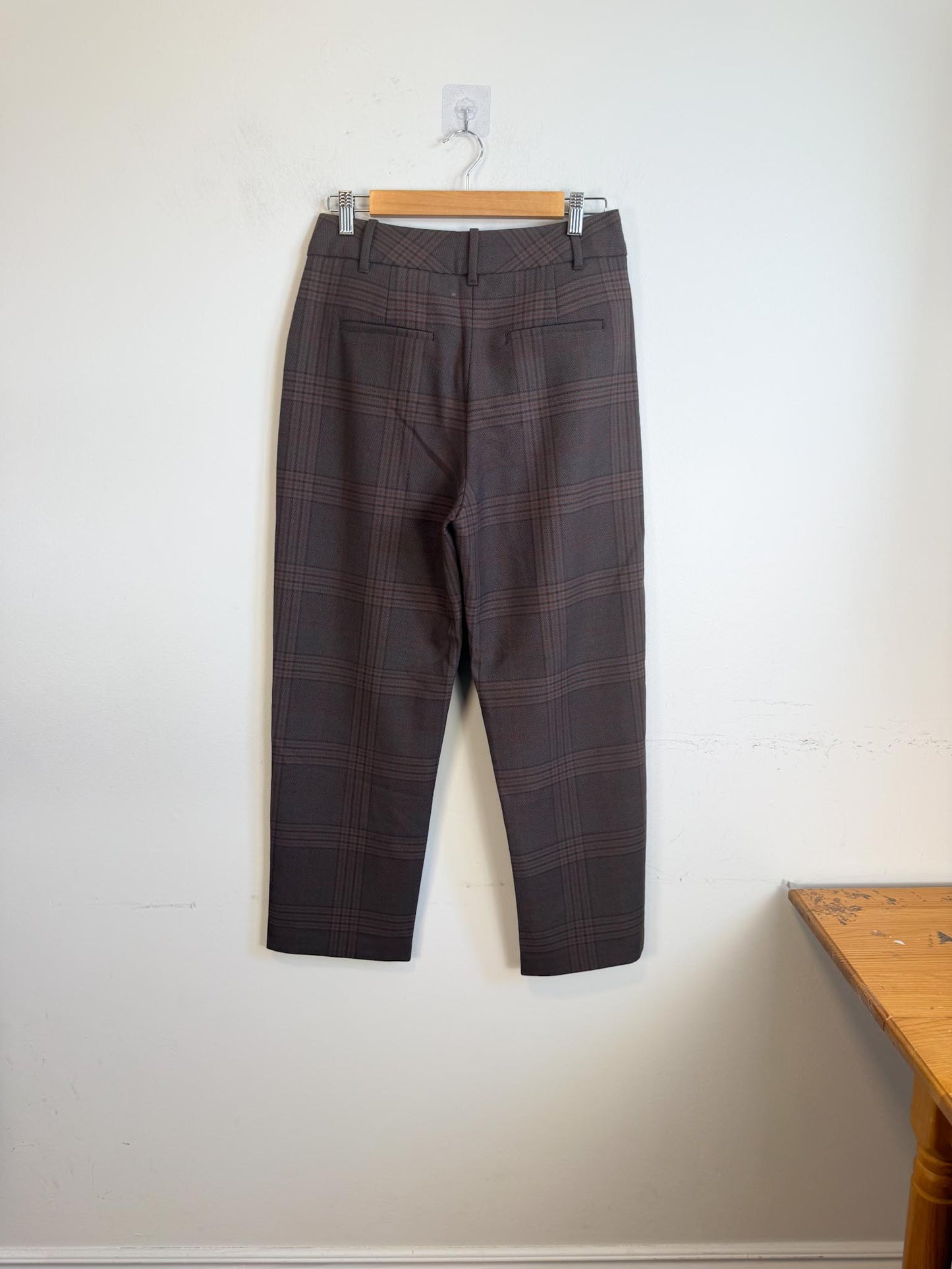 Wilfred Plaid Trousers in Brown (Size 8)