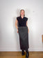 Vintage Gap Maxi Skirt in Dark Grey (Size L)
