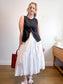 Jones New York White Eyelet Midi Skirt (Size XL)