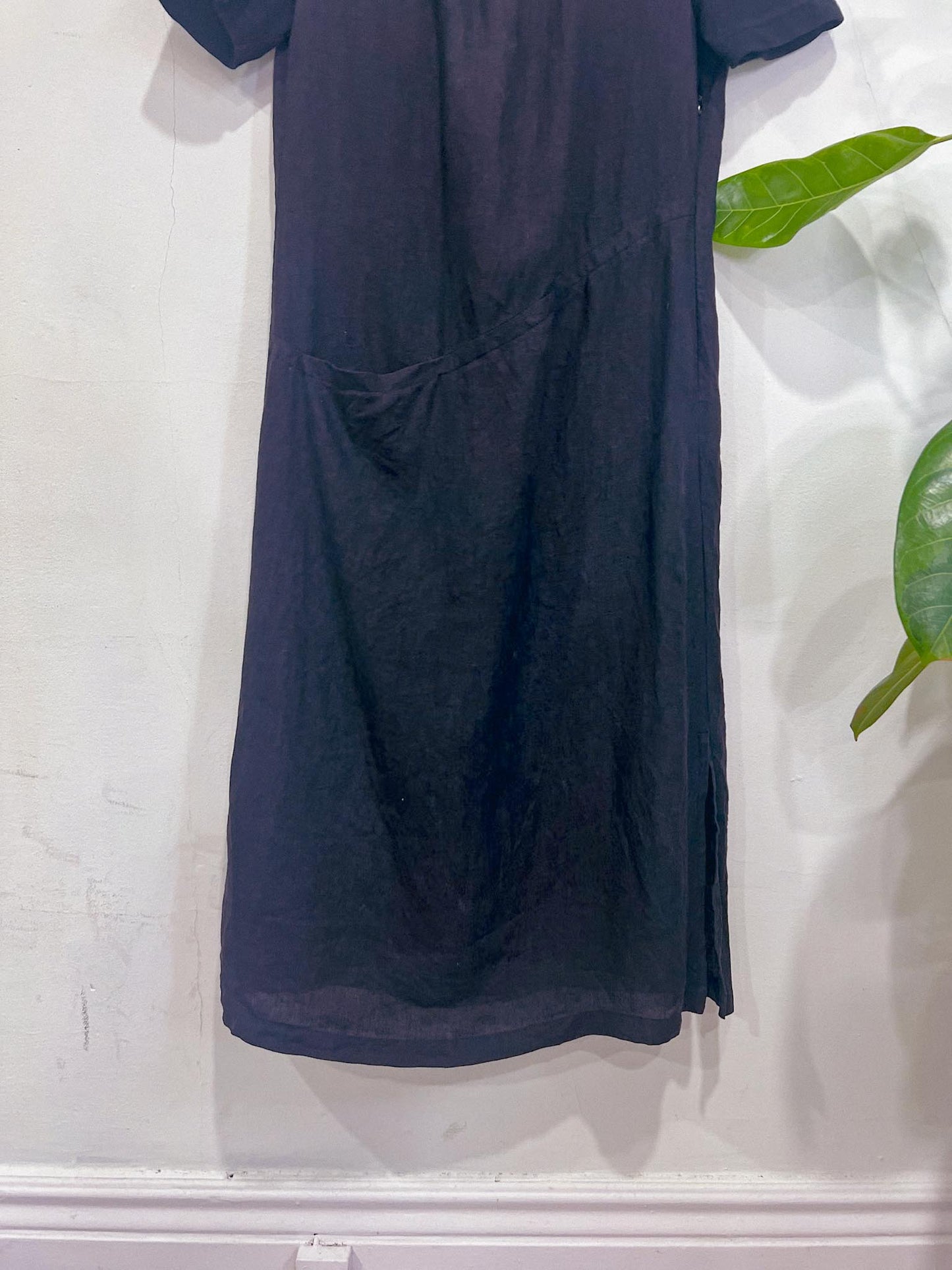 RIANI Black Linen Dress (Size 8)