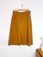 Contemporaine Simons Faux Suede Midi Skirt in Tan (Size M/L)