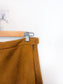 Contemporaine Simons Faux Suede Midi Skirt in Tan (Size M/L)