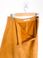 Contemporaine Simons Faux Suede Midi Skirt in Tan (Size M/L)