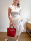 Jones New York White Eyelet Midi Skirt (Size XL)
