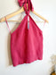 Banana Republic Knit Halter Tank in Pink (Size S/M)