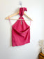 Banana Republic Knit Halter Tank in Pink (Size S/M)