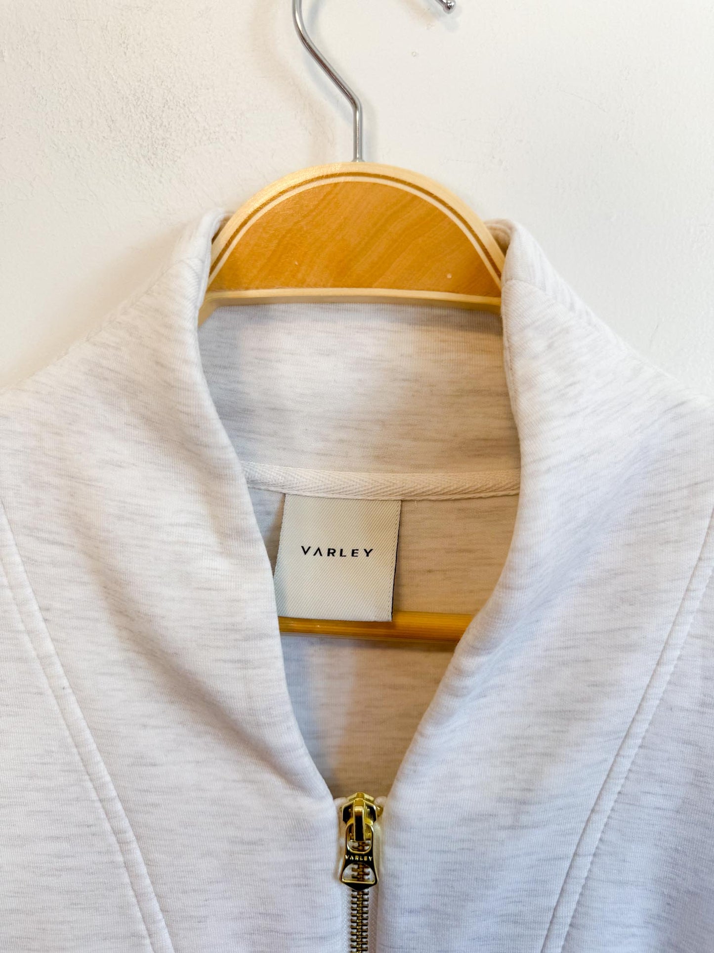 VARLEY "Davidson Sweatshirt in Ivory Marl" (Size S/M)