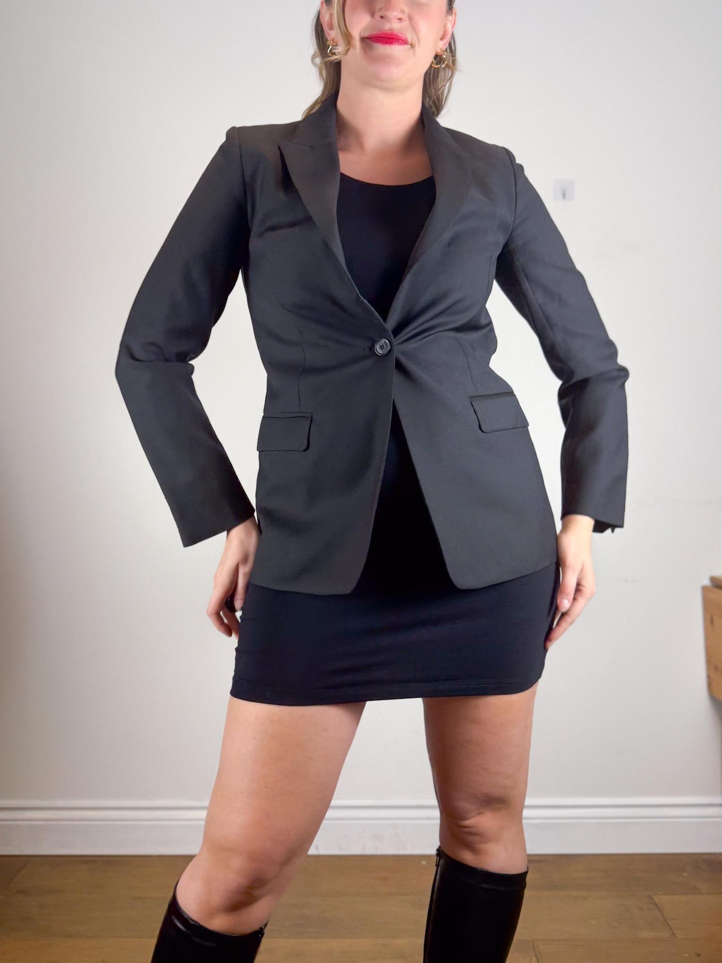 COS Wool Blazer in Black (Size S)