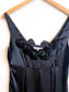 Rebecca Taylor Silk Rosebud Long Camisole in Black (Size L)