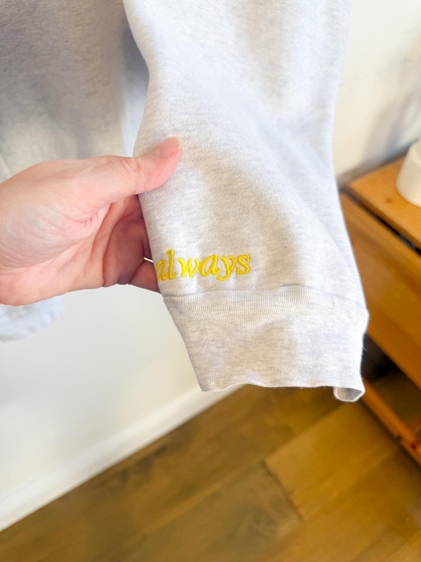 The Mayfair Group "Empathy Always Grey Crewneck" (Size XXL)