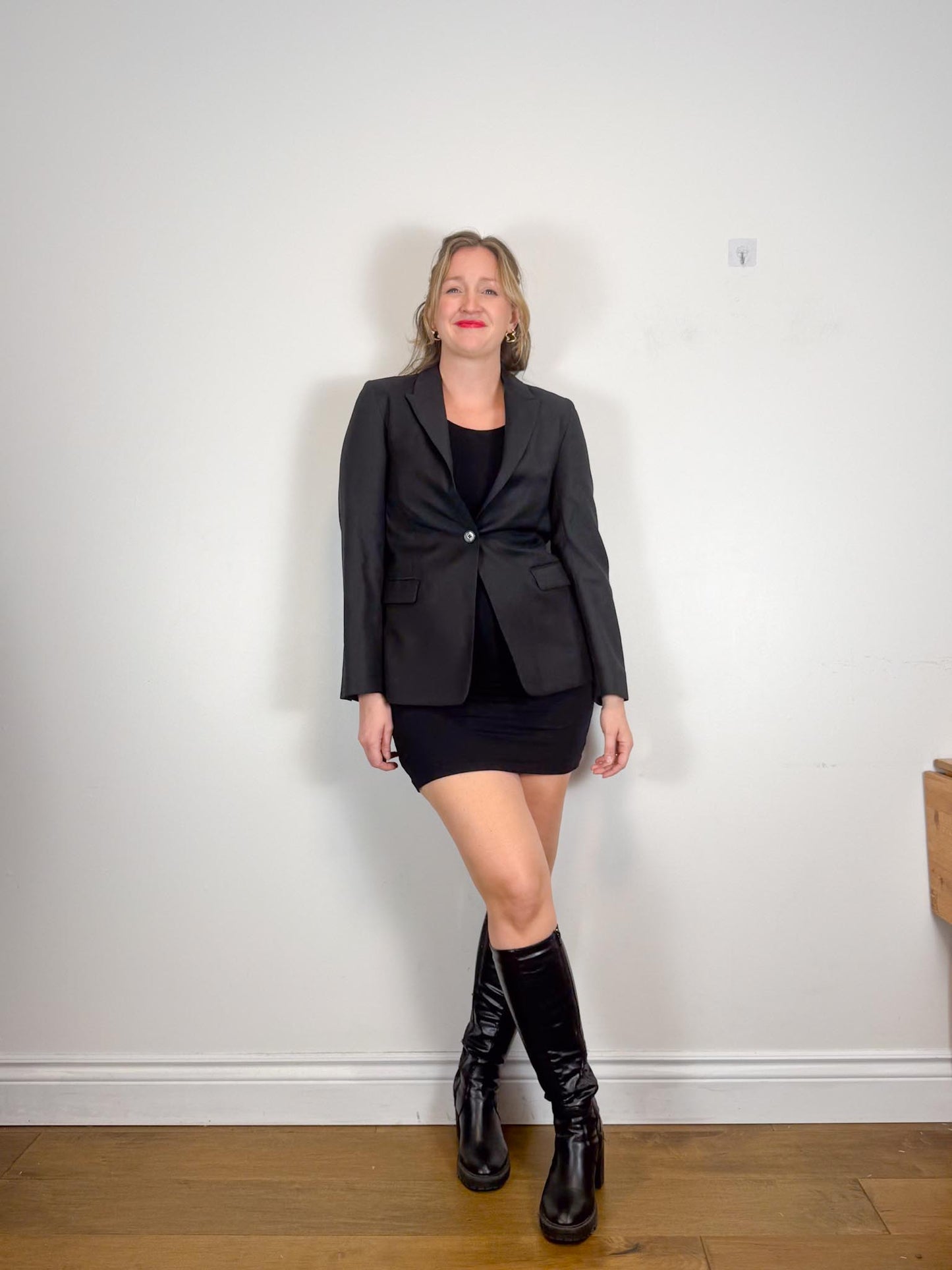 COS Wool Blazer in Black (Size S)