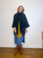 Wilfred "Gabrielle Linen Midi Skirt in Blue" (Size L)