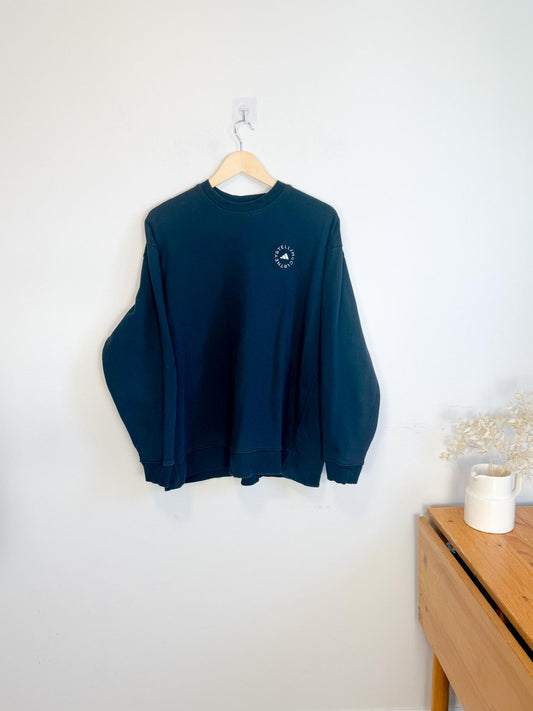 adidas by Stella McCartney Loose Sweatshirt in Black (Size S/M)