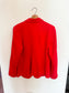 MARC CAIN Fitted blazer with rounded hem in Red SOLD AS IS  (Size M/L)