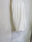 COS Sleeveless White Top with Ruched Bubble Hem (Size M)