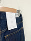 NOEND Denim "Farrah Cropped Flare Jeans in Dark Wash" NWT (Size 25)