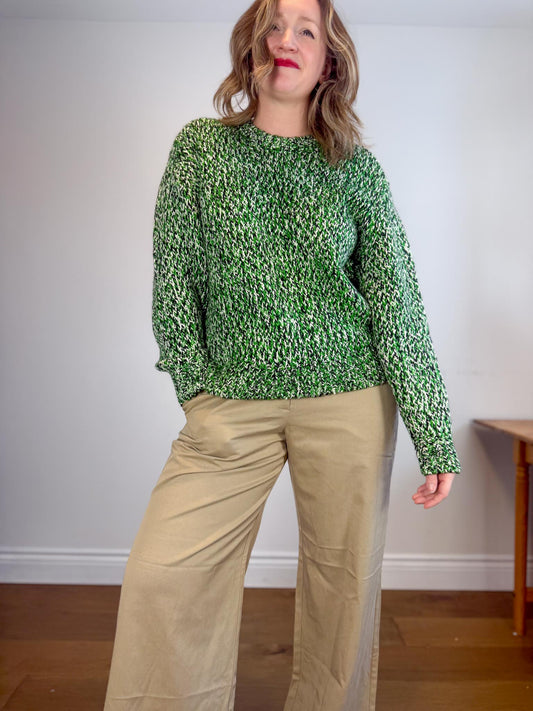 COS Tri-Tone Knit Sweater (Size S-L)