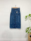 NOEND Denim "Rachel Utility Maxi Skirt" NWT (Size 25)