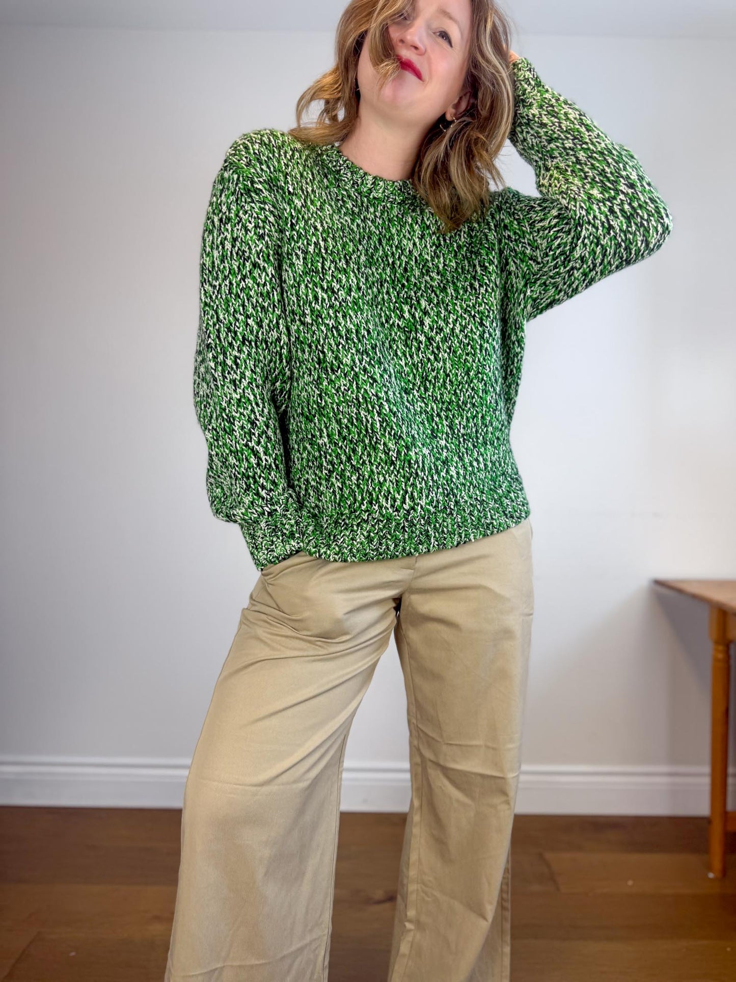 COS Tri-Tone Knit Sweater (Size S-L)