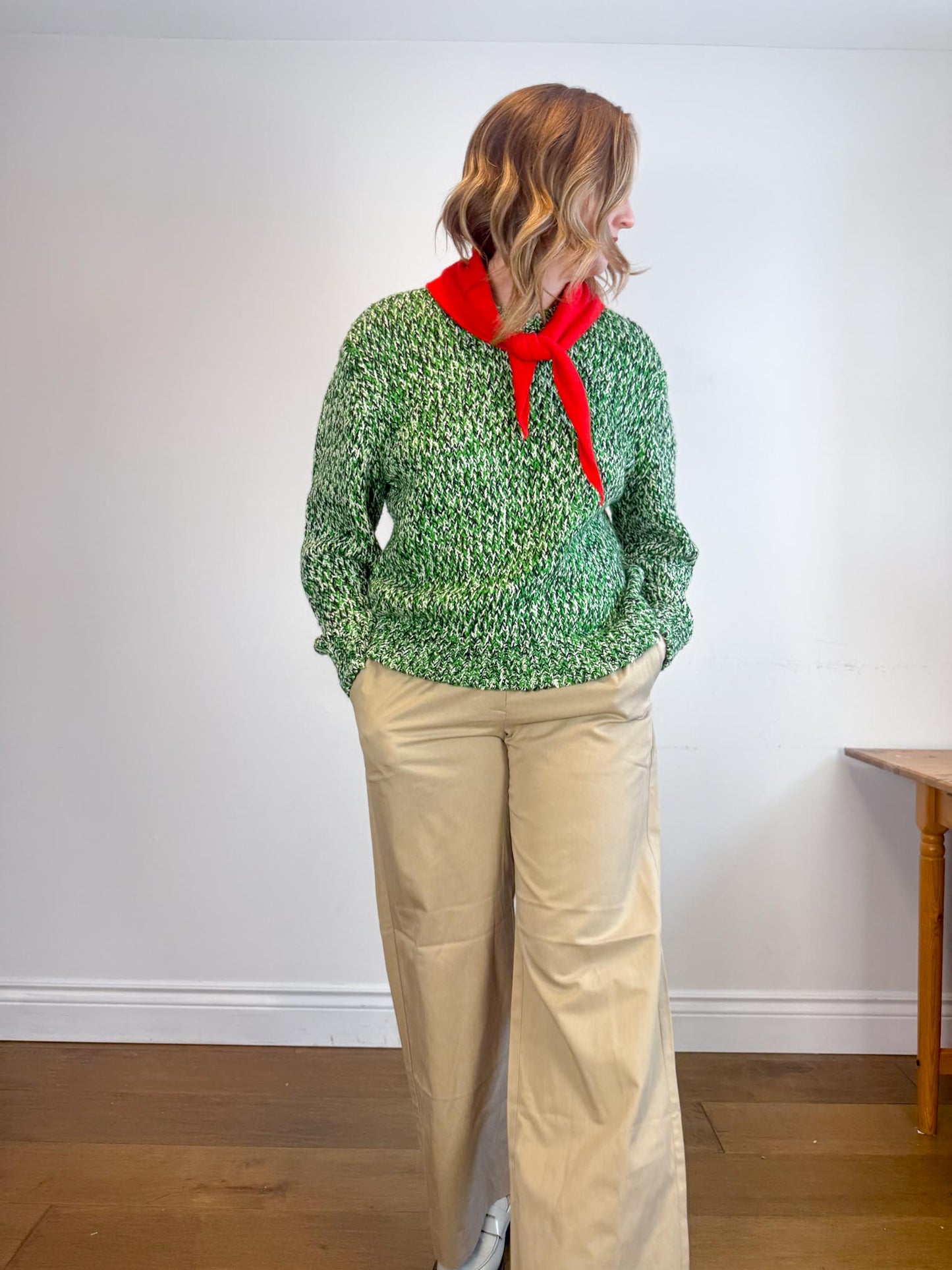 COS Tri-Tone Knit Sweater (Size S-L)