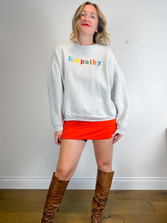 The Mayfair Group "Empathy Always Grey Crewneck" (Size XXL)