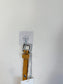 GARCIA Small Brown Leather Belt with Metal Detail NWT (Size S)