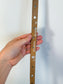 GARCIA Small Brown Leather Belt with Metal Detail NWT (Size S)