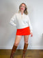 VARLEY "Davidson Sweatshirt in Ivory Marl" (Size S/M)