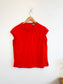 COS Sleeveless Top in Orange Red (Size M)