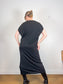 Toteme Designer "V-Neck Soller Dress in Black" (Size M/L)