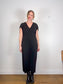 Toteme Designer "V-Neck Soller Dress in Black" (Size M/L)