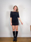 Judith & Charles Mini Dress in Black (Size M)