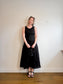 COS "Dropped Waist Maxi Dress in Black" NWT (Size M)