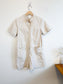COS Cotton Romper in Neutral (Size S/M)