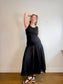 COS "Dropped Waist Maxi Dress in Black" NWT (Size M)