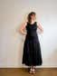 COS "Dropped Waist Maxi Dress in Black" NWT (Size M)