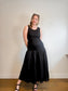 COS "Dropped Waist Maxi Dress in Black" NWT (Size M)