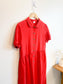 Wilfred "Naeva Linen Dress in Red" (Size S/M)