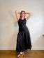 COS "Dropped Waist Maxi Dress in Black" NWT (Size M)