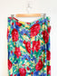 Vintage Floral Midi Skirt (Size XL)