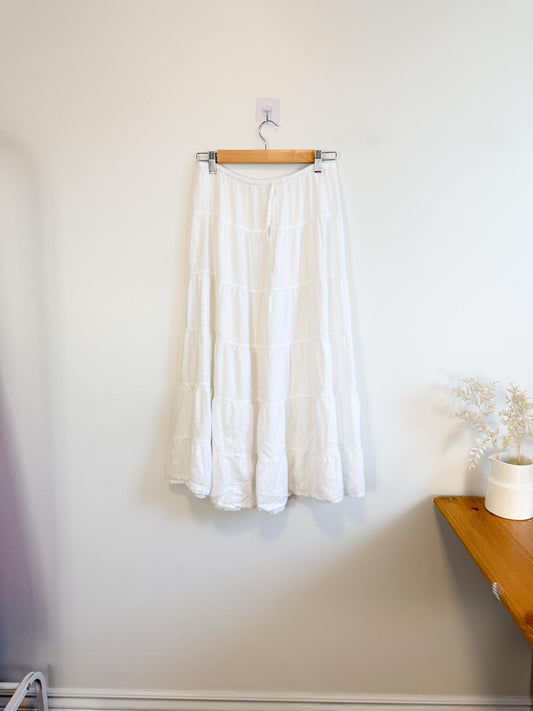 Wilfred "Bouquet Linen Skirt in White" (Size M)