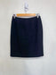 Ross Mayer Wool Mini Skirt in Black (Size 4)