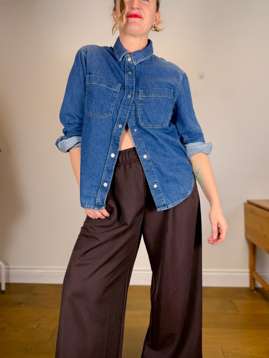 Mavi "Alesta Denim Shirt" in Blue (Size M)